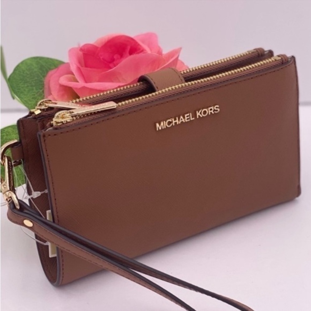 Michael Kors DoubleZip Wallet Wristlet Luggage